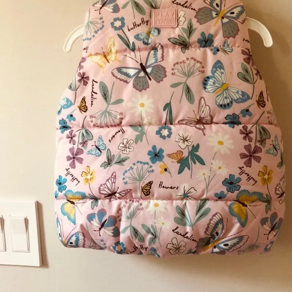 MOTHER pink puffer fleece-lined jacket . 2T-3T - Picture 4 of 8